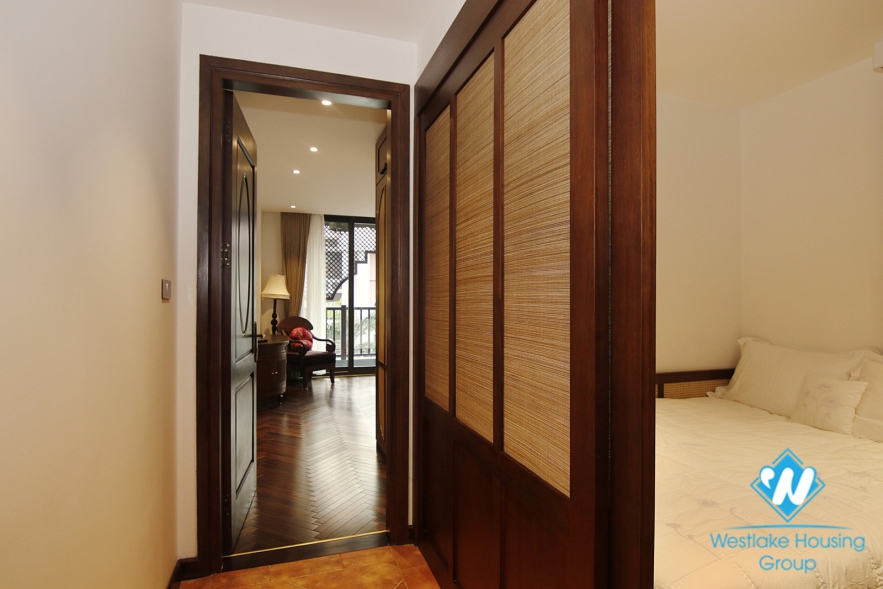 Japanese style apartment for rent in Hoan Kiem District 